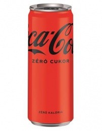 Coca-Cola 0,33l Zero dobozos DRS