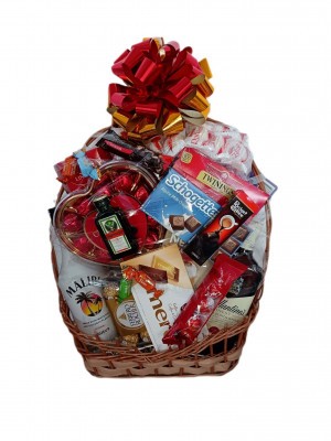 Exkluzív Malibu Ajándékkosár