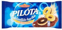Győri Pilóta Vaníliás karika 300g ét